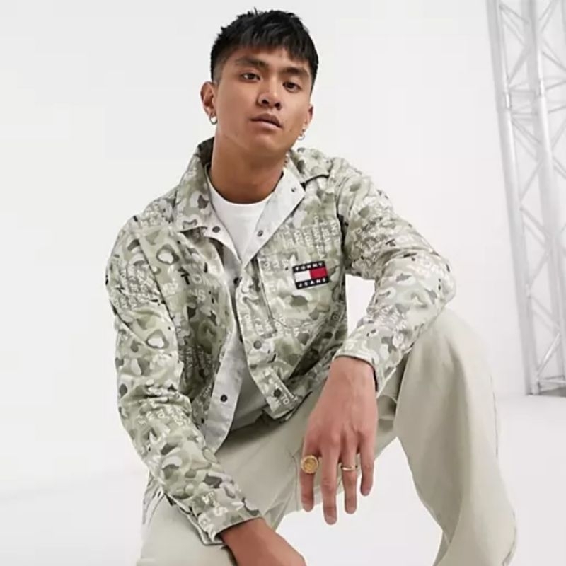 baju tommy hilfiger tommy jeans kemeja