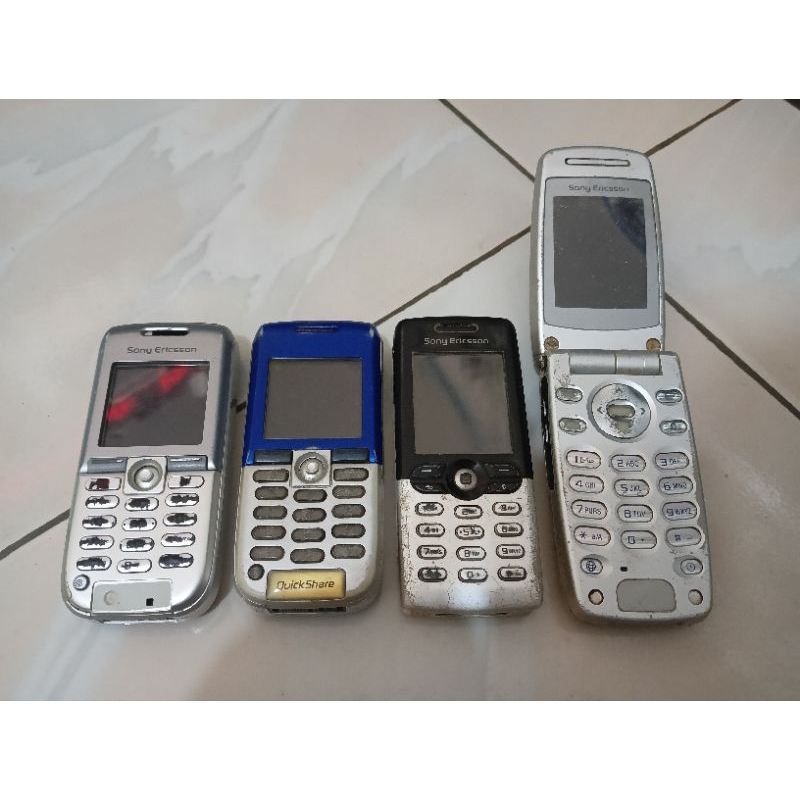 Sony Ericsson K300i , T610 & Z600 Kondisi Bahan Untuk Sparepart ( Harga Untuk 4 Unit )