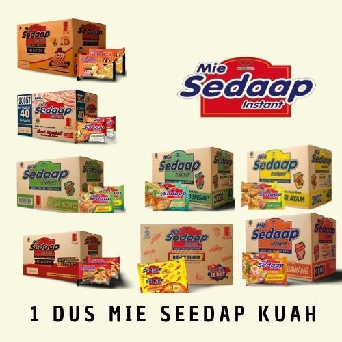 

1 DUS MIE SEDAAP KUAH GORENG MURAH SEMUA RASA / MIE SEDAP AYAM BAWANG KARI AYAM