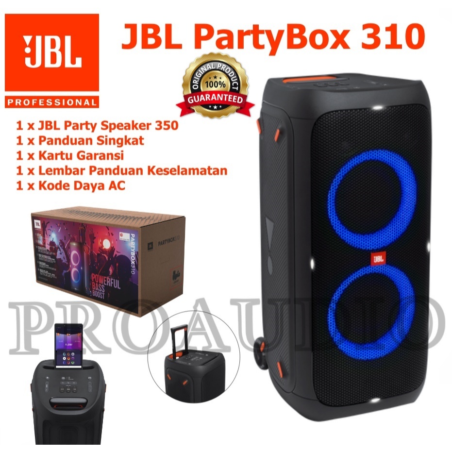 Speaker Portable JBL Partybox 310 Original Garansi Resmi