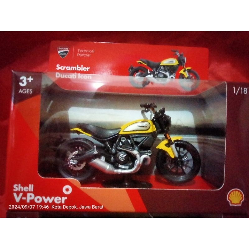 Diecast Ducati Scrambler Icon " Maisto "