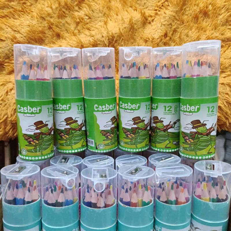 

Pensil Warna / alat Mewarnai + serutan