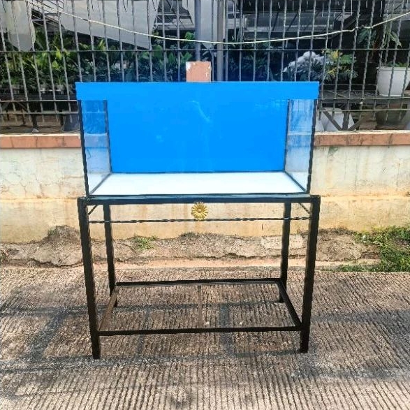 Aquarium 80x40x40 + Rak/meja background