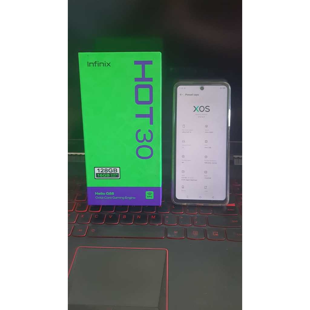 Infinix Hot 30 NFC 8/128GB Hp Second Seken Bekas Fullset