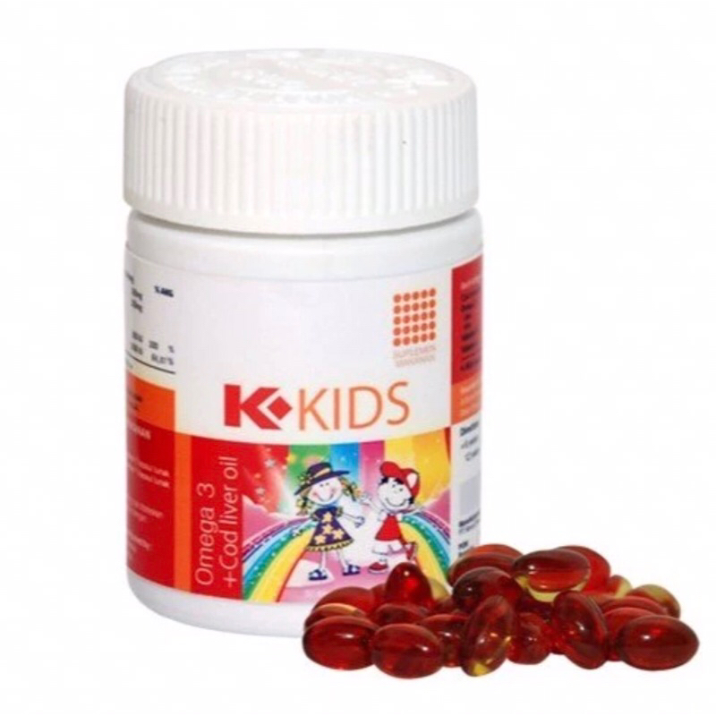 OMEGAKIDS KLINK OMEGA KIDS MINYAK IKAN ANAK SUPLEMEN NAFSU MAKAN ANAK