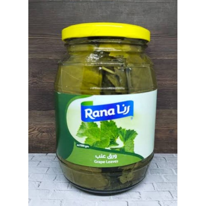 

Daun Anggur Rana Ukuran 1kg / Grape Leaves Rana 1000gram