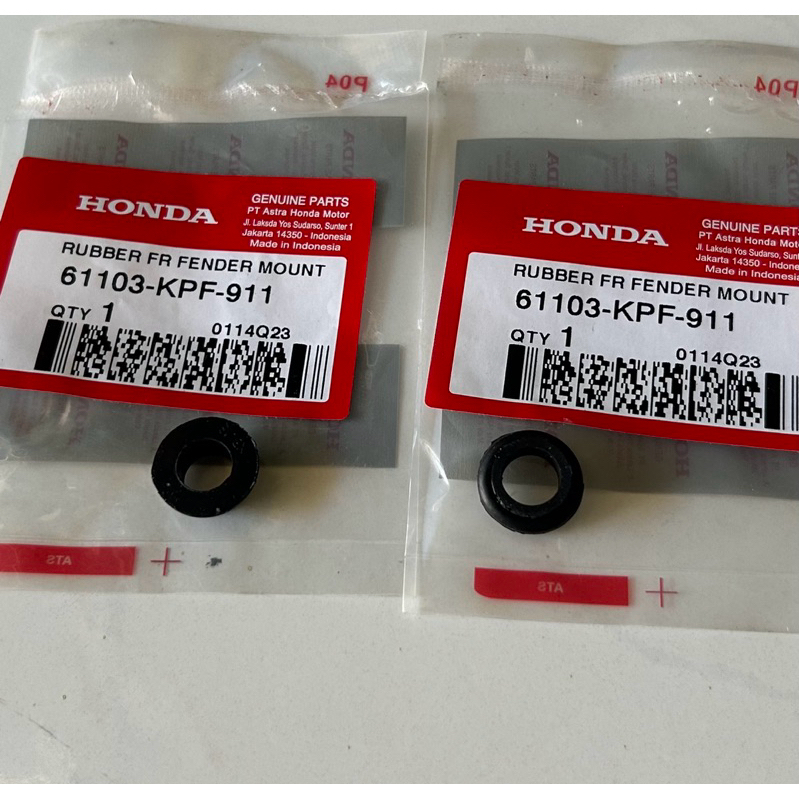 2pcs Karet Spakbor Depan CB/CBR150 StreetFire Ori AHM 61103KPF911