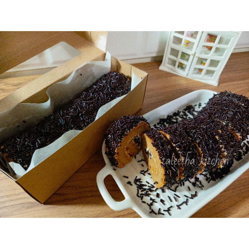

Bolu Gulung Roll Cake Chocolate