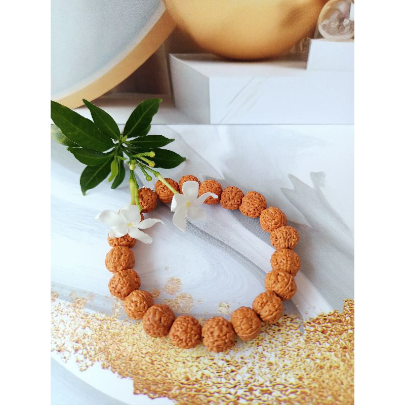 Gelang Genitri Rudraksha Asli Original/Gelang Sawan/Gelang Kesehatan