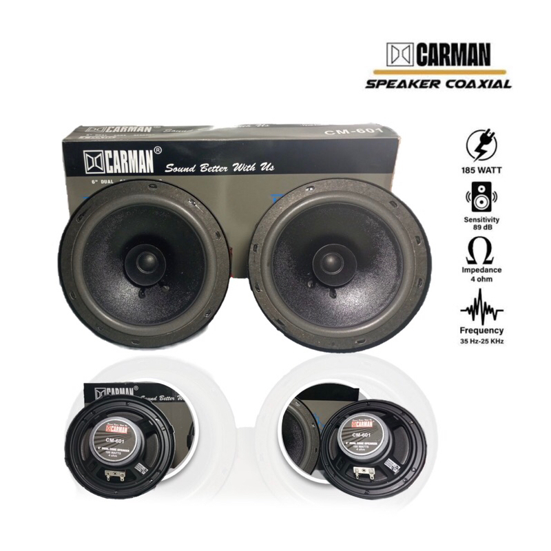 Speaker Speker Pintu Mobil 6.5 inch Carman CM - 601