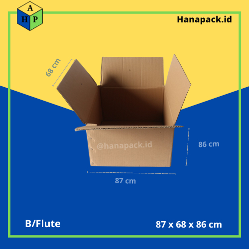 

Box Karton Polos / Packaging Custom Box 87 x 68 x 86 cm