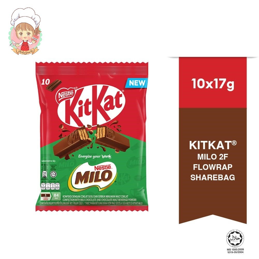 

KitKat® MILO 2F Flowrap Sharebag (10x17g)