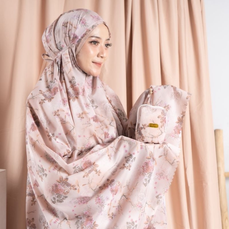 MUKENA TRAVEL PREMIUM 2IN1 LOUFIE KOTAK MUKENA CANTIK TERLARIS