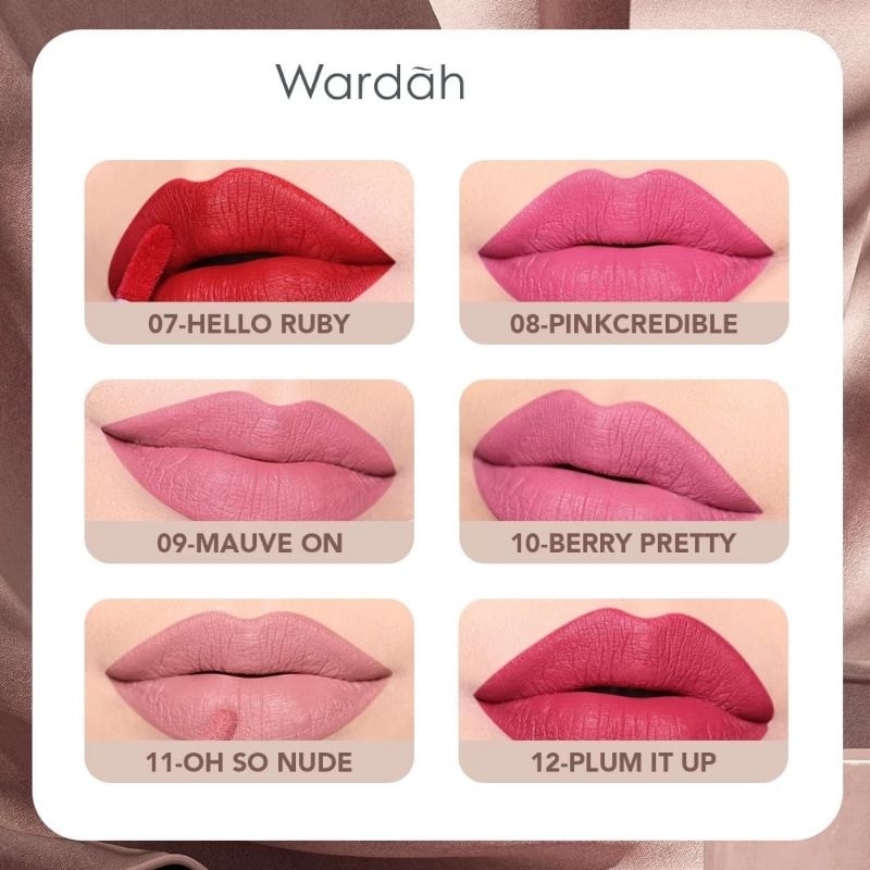 ORIGINAL Wardah LIP CREAM MATTE WARDAH ORIGINAL