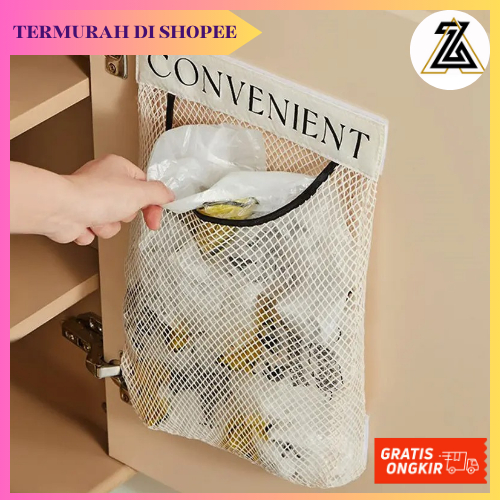 TAS DAPUR TEMPEL DINDING TAS JARING SERBAGUNA  KANTONG JARING LUCU