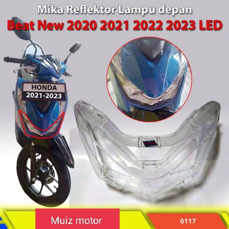 KACA MIKA LAMPU DEPAN BEAT 2020 BEAT DULUXE BEAT STREET 2020-2023