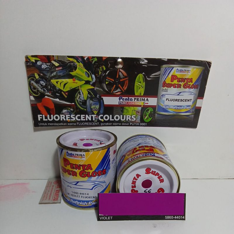 44014 CAT DUCO PENTA FLUORESCENT UNGU VIOLET MENYALA