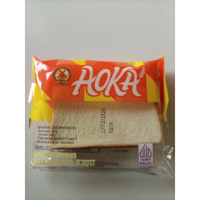 Roti Panggang Aoka Roti Lembut Rasa Keju