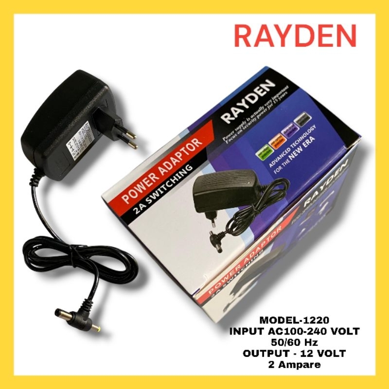 Adaptor AC DC 5V 9V 12V 2A Switching Power Supply STB CCTV Jack T