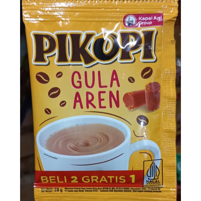 

PIKOPI Gula Aren 1 Renceng Isi 15 Sachet @20g