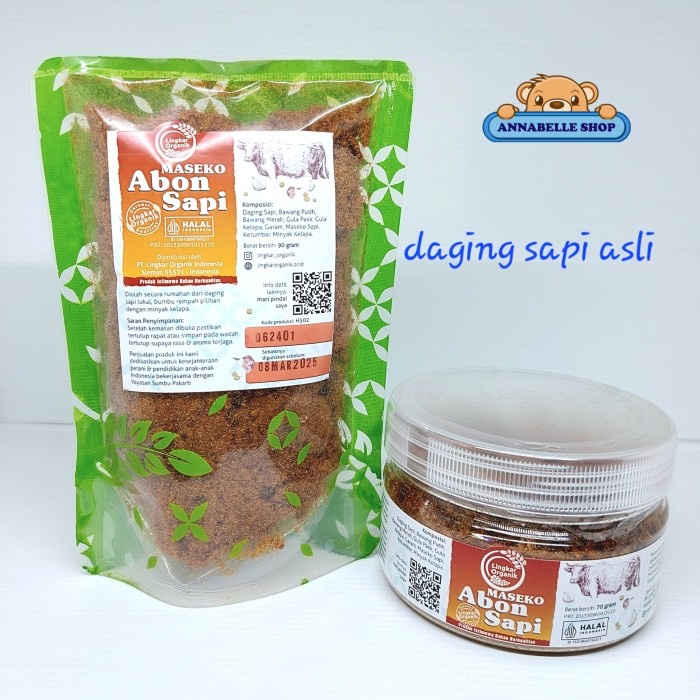 

ABON SAPI LINGKAR ORGANIK Toples 70g Refill 90g