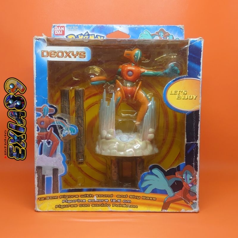 Pokemon 12,5cm Figure With Sound And Skybase - Deoxys Bandai