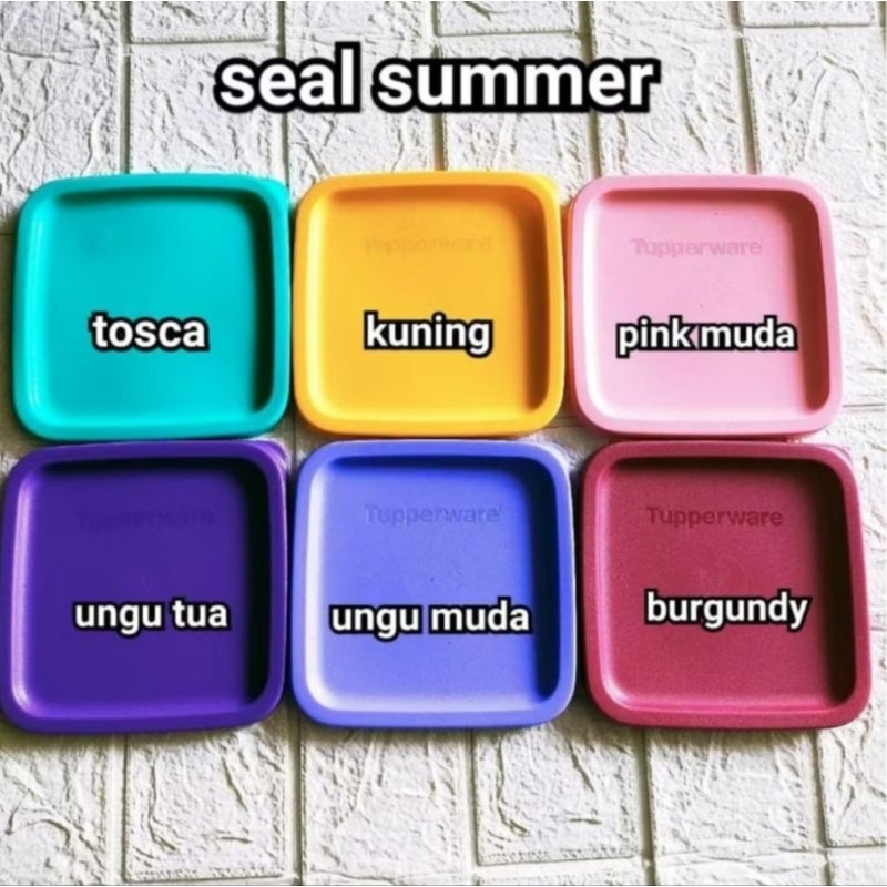 seal / tutup summer fresh 12,5 x 12,5cm / tropical fiesta / happy Time 1pcs