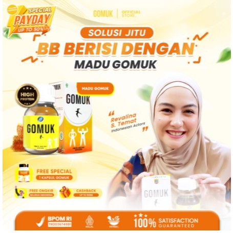 

Gomuk / Madu Penggemuk Herbal / Naikkan BB 5-15 KG / 1 BOTOL MADU 200 ML