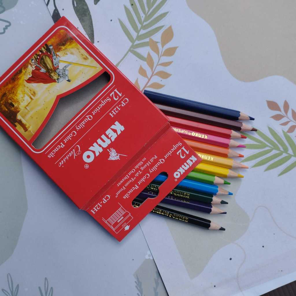 

Pensil Warna Kenko 12 W Pendek | Pencil Colour Kenko CP12-H | Pensil Warna Murah | Lestari Stationery