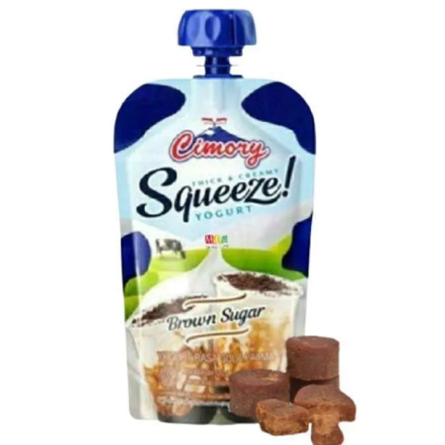 

cimory squeeze brown sugar 120g - cimory squeeze yogurt brown sugar