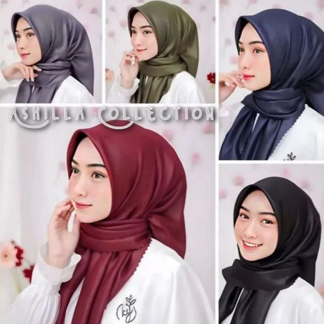 Kerudung Segiempat Sinar Glamor Bahan Gliter Premium / HIJAB AYSILA SCARF Glamour Bahan Adem