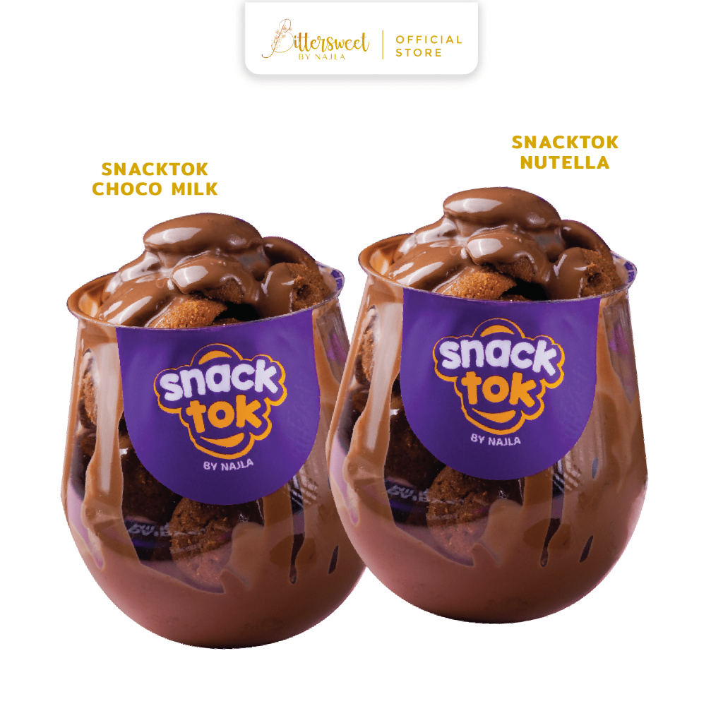 

[ SPESIAL ] 2 Snacktok Full Cookies ( Nutella + Choco Milk )
