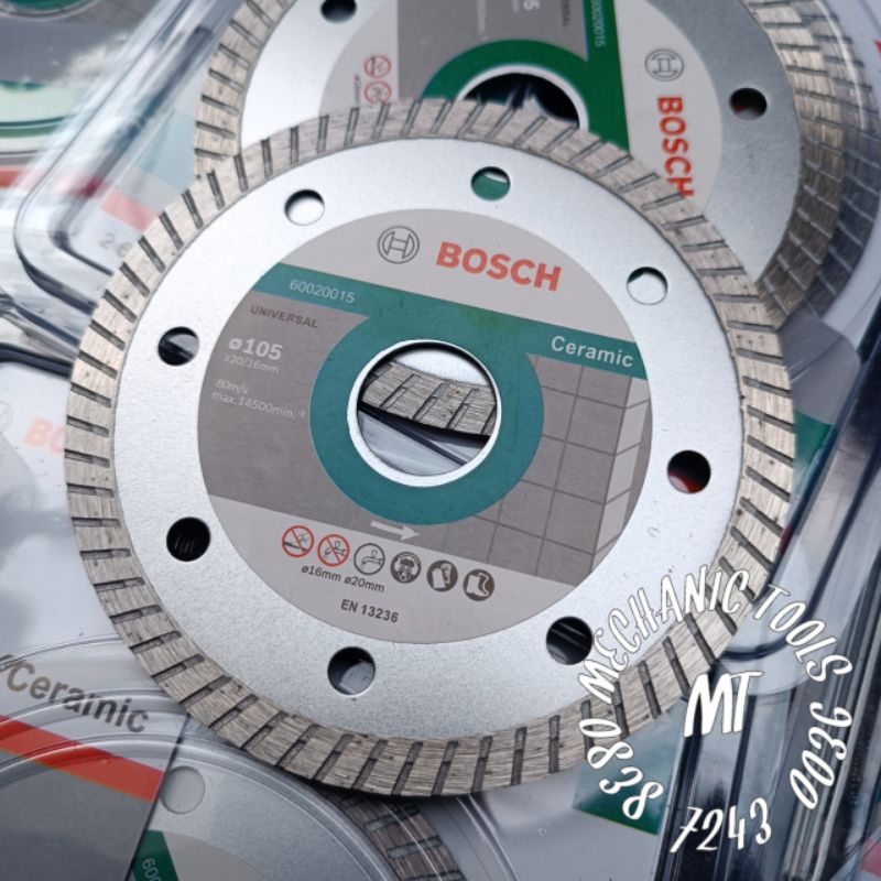 Mata gerinda potong keramik 4 inch bosch turbo Mata pisau potong keramik geranit turbo