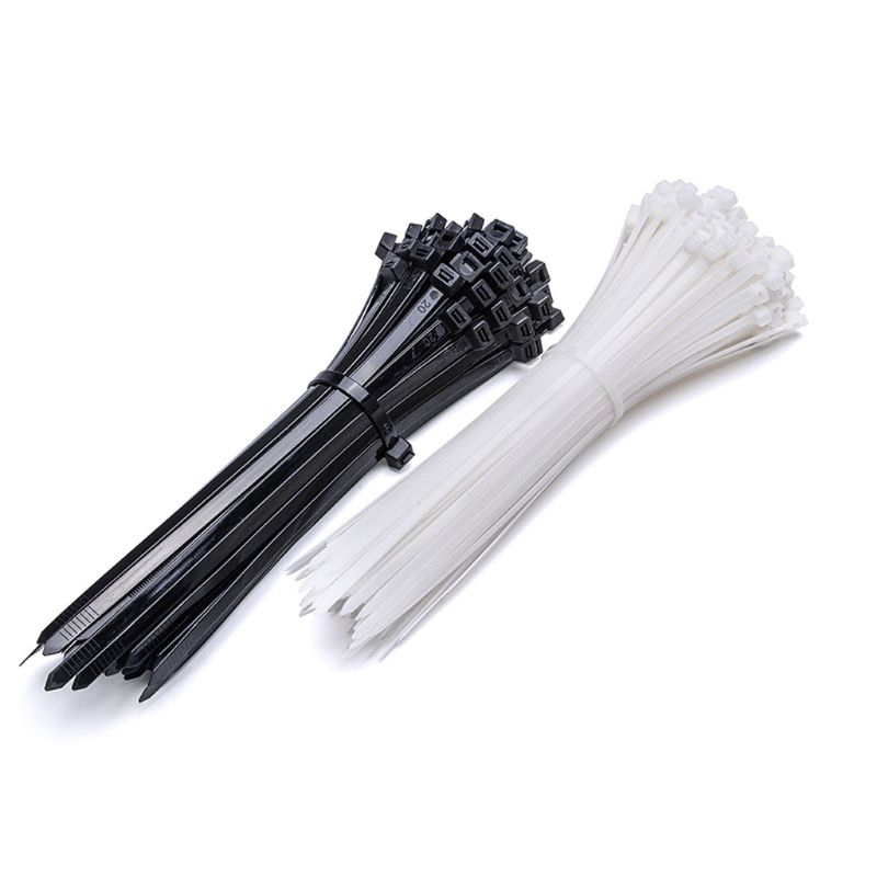 

(100pcs) Cable Ties Kabel Seal Tali Motor Sepeda Sealer Makanan Kunci Kresek Segel Plastik