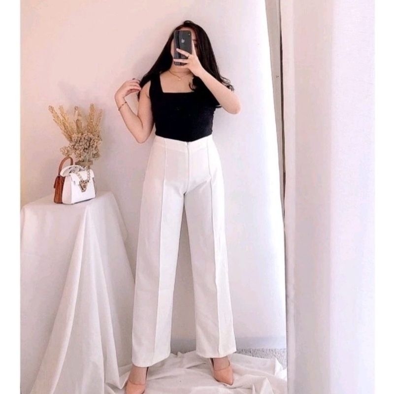 KULOT SCUBA PREMIUM / Celana Kulot Bahan Scuba / Celana Kulot / Celana Scuba