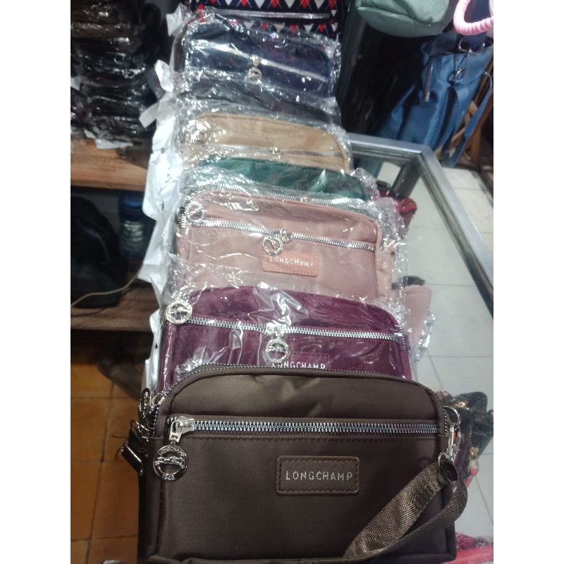 LilaBag Tas Dompet selempang wanita import 4resleting