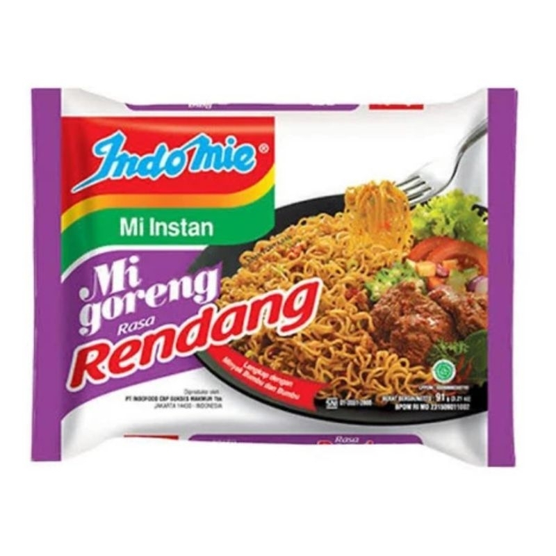 

indomie aceh / indomie rendang