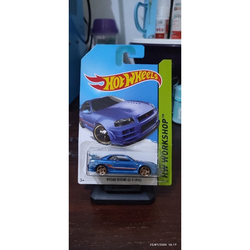 hot wheels nissan skyline GTR r34
