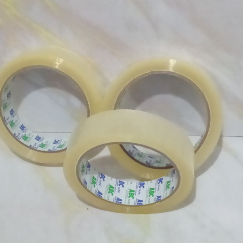 

Isolasi,lakban kecil bening ABC tape 1inch