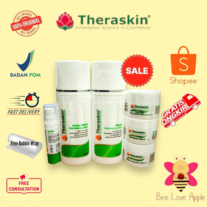 Theraskin Paket Glowing Express Komplit BPOM
