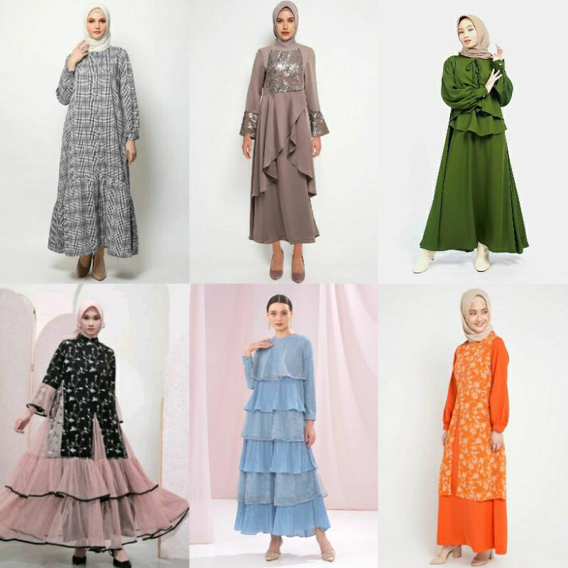 BIG SALE Dress & Gamis branded❗Cardinal , Kasa heritage , Alev , Mimamim , Kyoya , Misskami , Fame ,