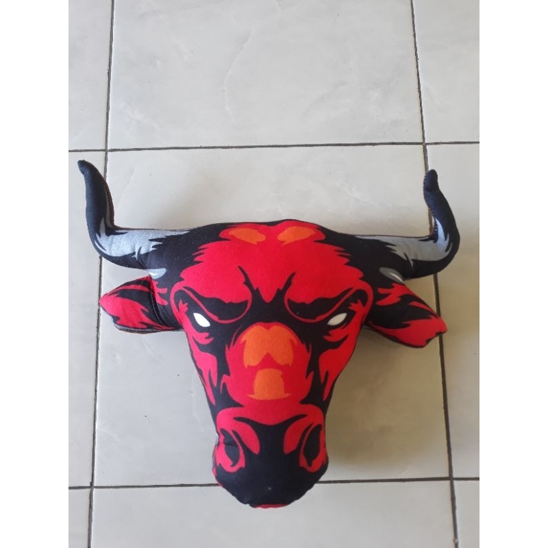 boneka kepala banteng mberot kepala banteng