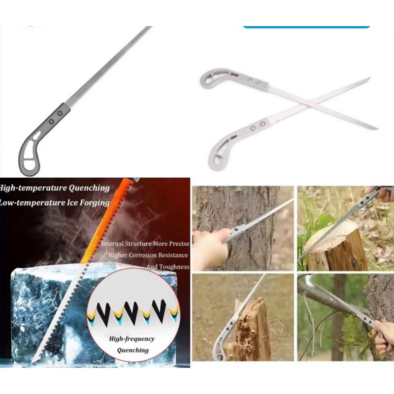 Gergaji Tangan Sederhana Gergaji Kayu Gagang Tajam Manual Woodworking Hand Sawn Serbaguna Gergaji Bo