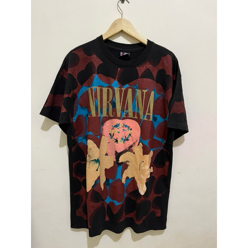 kaos band nirvana heart shaped box bootlag