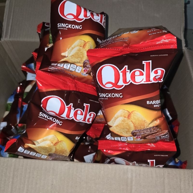 

Qtela kripik singkon satu renteng 10 pcs