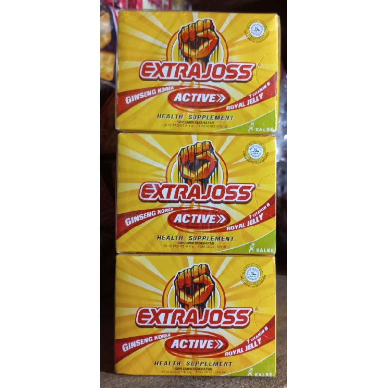 

Extra joss 1 Box Isi 12 Sachet @4g