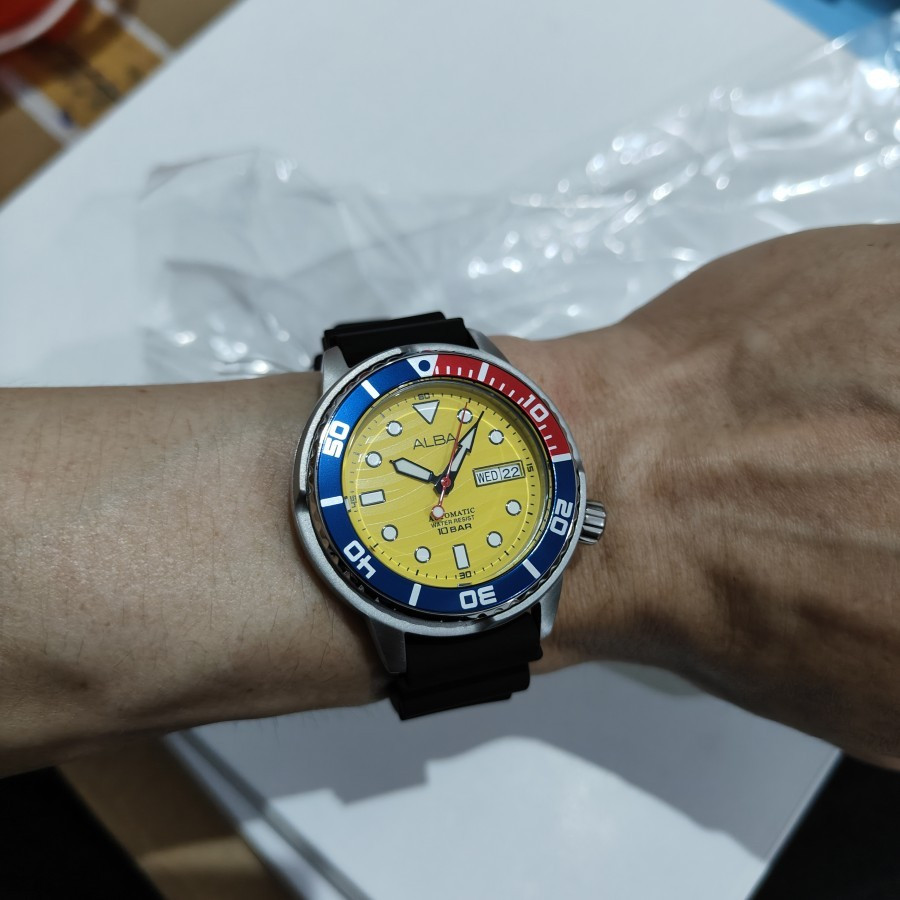 Jam Tangan Automatic Alba Men AL4615 AL4615X1 Original Garansi Resmi 1 Tahun