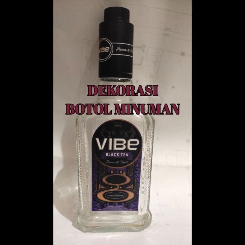 Dekorasi botol minuman bekas VIBE