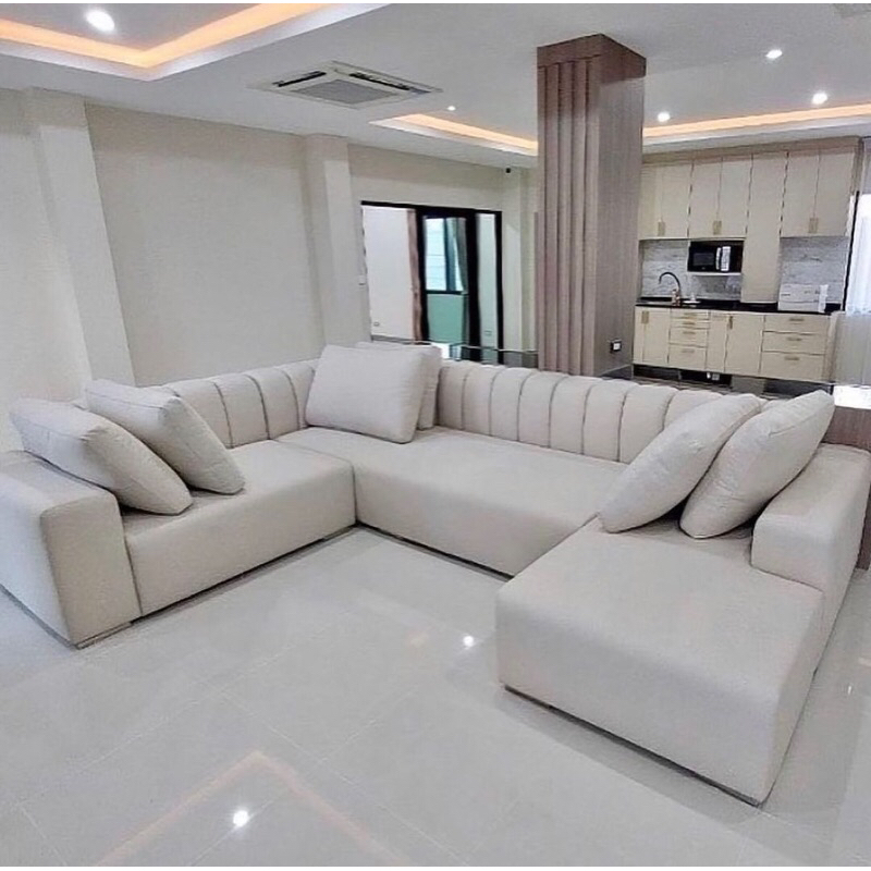 Sofa Ruang Keluarga Minimalis Sofa Leter L Mewah Sofa Tamu Jati Minimalis