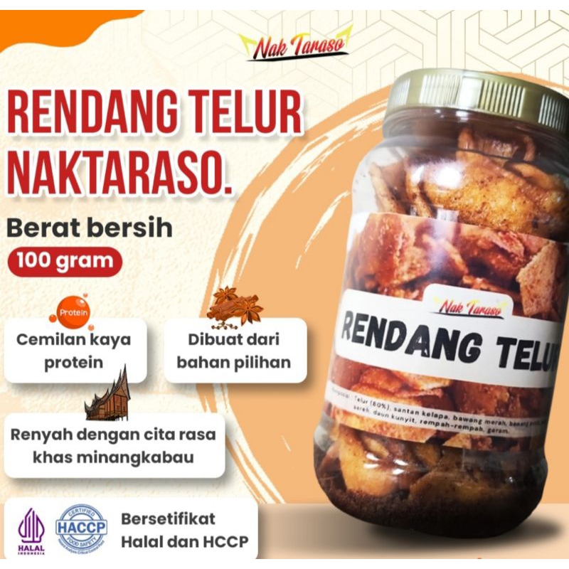 

Rendang Telur Premium Naktaraso